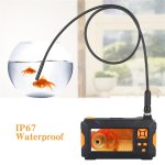 Endoscope camera with 8xLED, 4,3" display and 5m cable