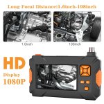 Endoscope camera with 8xLED, 4,3" display and 5m cable