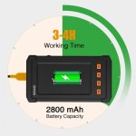 Borescope FULL HD camera waterproof + 4,3" display + 6xLED
