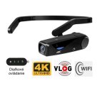 Videocamera Vlog per POV mobile sulla testa con risoluzione 4K
