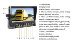 Telecamera per la retromarcia per auto con set monitor HD da 7" + telecamera HD 3x