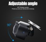Mini telecamera di parcheggio wifi per cellulare 130° + visione notturna