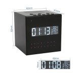 Високоговорител и Будилник с HD камера + детекция на движение + IR