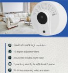 WiFi детектор за дим с FULL HD камера + IR LED + мобилно приложение