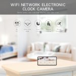 Скрита камера 4K P2P/Wi-Fi в будилник + IR LED + 140° ъгъл