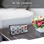 Скрита камера 4K P2P/Wi-Fi в будилник + IR LED + 140° ъгъл