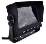 Monitor auto hibrid cu 2 canale inversare de 5" AHD/CVBS