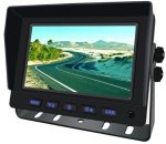 Monitor auto hibrid cu 2 canale inversare de 5" AHD/CVBS
