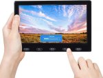 Monitor de coche Wi-Fi mirror link de 7 pulgadas VGA/HDMI/2xAV