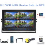 Monitor híbrido 10,1" parking (marcha atrás) AHD/CVBS + GRABACIÓN