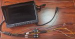 Monitor LCD 4G DVR 10,1" para coche + LIVE stream y seguimiento GPS