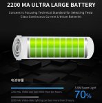 Fotocamera torcia FULL HD con IPX6 + luce LED + bussola