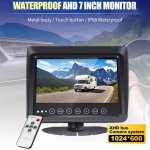 Monitor estanco para barcos 7" AHD LCD + IP68