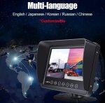 Monitor estanco para barcos 7" AHD LCD + IP68