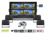 Резервен AHD комплект - 1x 10" хибриден монитор + 2x HD IR камера