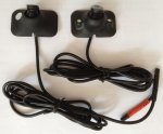 Mini telecamera HD da parcheggio 48x30mm con angolo di 150° + 2x diodi LED