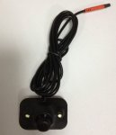 Mini telecamera HD da parcheggio 48x30mm con angolo di 150° + 2x diodi LED