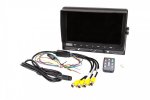 Monitor LCD BSD 7" para 4 cámaras de marcha atrás con grabación de imagen