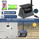 Kit retromarcia solare - Monitor 5" + telecamera magnetica wifi wireless HD 720P