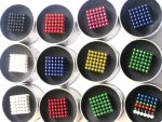 Kuličky antistresové z neodymu - Magnetické kuličky v černé barvě 5 mm
