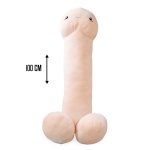Vankúš plyšový penis – plyšák veľký darčekový 100 cm