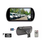 Espejo retrovisor Monitor 7" con HD (conexión para 2 cámaras) + mando a distancia
