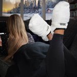 Pantofle na doma hřejivé Fleece – univerzální domácí pantofle s vůní levandule