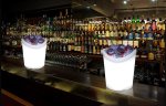 LED Vedro na chladené nápoje IP44 svietiace veľké + 8 farebných režimov a diaľkové ovládanie