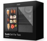 Sushi souprava pro 2 osoby - sada na shushi s miskami + talíře + paličky