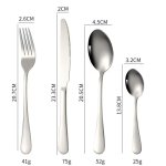 Set příborový luxusní 24-dílný – dárková sada příborů z nerezavějící oceli