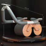 Posilňovací roller – automatický 2v1 valec na brušné svaly s časovačom