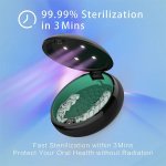 UV sterilizátor zubných pomôcok – 57 ml na chrániče zubov, vyrovnávače a dentálne pomôcky