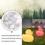 LED kačka plastová 23x29cm s RGB farbami plávajúca + krytie IP65 a diaľkový ovládač
