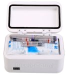 Prenosná mini chladnička na inzulín a lieky 2–8 °C - Kompaktná lieková chladnička s displejom 20,5 x 13,5 cm USB, 12V a 230V napájanie