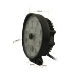 Vodotesná cúvacia kamera s uhlom záberu 120° a pracovným osvetlením 8x LED s dosvitom do 50 m