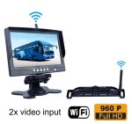 Kamerový WiFi set do auta s 7" monitorom + cúvacia kamera Full HD s 5 IR LED pre nočné videnie