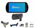 Espejo retrovisor Monitor 7" con HD (conexión para 2 cámaras) + mando a distancia