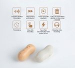 Peanut шпионски диктофон Mini - VOX разпознаване на глас + MP3 плейър + 16 GB памет