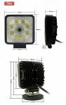 Vodotesné cúvacie kamery s uhlom záberu 120° a pracovným osvetlením 8x LED s výkonom 1154 lm