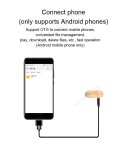 Peanut шпионски диктофон Mini - VOX разпознаване на глас + MP3 плейър + 16 GB памет