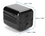 Миниатюрна FULL HD IP камера с държач PIR detection WiFi + IR LED нощно виждане