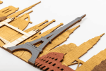 Světové památky - set 25 ks pro 3D nástěnnou mapu 105×25 cm