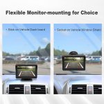 Solárna bezdrôtová WiFi cúvacia kamera v ŠPZ podložke so samodobíjaním + 4,3" LCD monitor