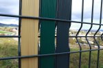Stecche di recinzione in PVC per pannelli in rete 3D (strisce) - larghezza 49 mm - grigio antracite