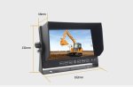 Cúvací LCD monitor DVR 7” s možnosťou pripojenia a nahrávania záznamu zo 4 cúvacích kamier