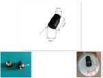 Mini auricolare - auricolari wireless spia con supporto per scheda SIM in mini portachiavi
