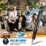Wifi pen kamera P2P (iOS/Android) streaming uživo s FULL HD + podrška za micro SD 128GB