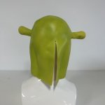 Maska na obličej Shrek – pohádková maska na karneval pro děti i dospělé