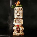 Pohár na drinky keramický – Koktejlový pohár Tiki Samif, 450 ml