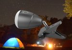 LED lampa so štipcom pre turistiku s napájaním cez batériu 5000 mAh - outdoor